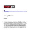 Samsung ST550 review 