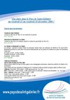 Semainier du vendredi 11 au vendredi 18 décembre 2009