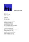 Lletra de la Marxa dels Reis i de la Cançó de Bressol