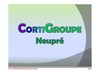 CENTRE D'ECONOMIE SOCIALE CORTIGROUPE NEUPRE