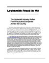 Locksmith Fraud MA