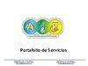 Portafolio de Servicios