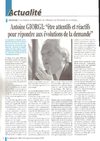 LPB, 28 novembre 2009, Antoine GIORGI : "être attentifs et réactifs pour répondre aux évolutions de la demande"