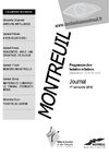 Programme des balades urbaines du 1er semestre 2010