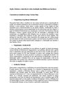 Comentário ao trabalho de Cristina Filipe
