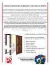 Puertas de Madera con Blindaje Interno