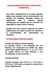 CIFRAS SIGNIFICATIVAS Y NOTACION 
