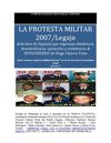 LA PROTESTA MILITAR 2007/Legajo