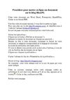 Procédure de mise en ligne d'un document sur le blog