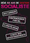 Déjà six ans de gestion socialiste. En mars 2010 votez pour la Majorité Présidentielle !
