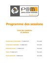 Programmes des sessions 2010 du P0m de Bastelicaccia