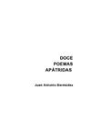 Juan Antonio Bermúdez. DOCE POEMAS APÁTRIDAS