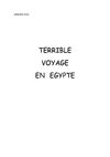 livre terrible voyage en egypte creation 1/182 