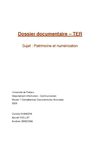 Dossier documentaire patrimoine numérique