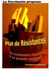 Lecture Publique "Plat de Résistances"