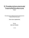 Ensayo Final - Sistema Politco Mexicano