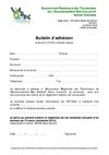 Bulletin d'adhésion ARTANC 2010