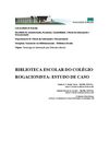BIBLIOTECA ESCOLAR