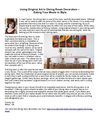 Using Original Art in Dining Room Decoration