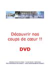 Découvrir nos coups de coeur DVD 2009