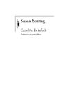 Cuestión de énfasis. Susan Sontag