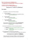 Programme Bibliothèque