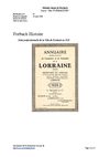 Liste professionnelle de la Ville de Forbach en 1925