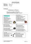 Vers, proses et contines en "PLATT"