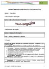 SINTESI PROGETTO E SCHEDA FINANZIARIA