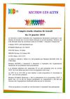 Compte-Rendu réunion du 21janvier 2010