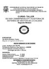 Curso Taller: NORMAS DE CALIDAD ISO 9001:2008/BPM/HACCP