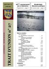Trait d'union n° 27 Janvier 2010