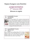 Brochure Anglais Fin 2009