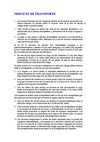 SERVICIO DE TRANSPORTE