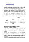 Servicio de comedor