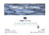 Catálogo de Cursos primer semestre 2010