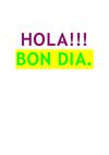 hola, adéu.