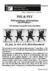 Brochure Phi&Psy Le Rire