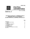 Política 27: Evaluación cualitativa de la comprensión textual y producción escrita