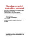 Manual para Crear S.O desatendido