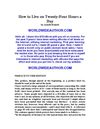 Arnold Bennett - How to live on twenty