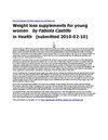 Weight loss supplements for young women.docx
