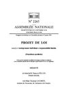 Projet de loi relatif à l'entrepreneur individuel à responsabilité limitée