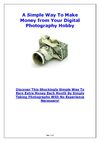 A Simple Way To Make Money from Your Digital Photography Hobby