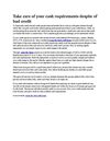 Take care of your cash requirements despite of bad credit 