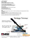 Dahle 15e Vantage Lever Trimmer Manual
