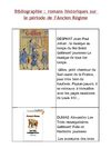 Bibliographie romans historiques jeunesse