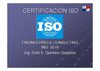 CERTIFICACIÓN ISO