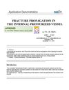 FRACTURE PROPAGATION IN THE INTERNAL PRESSURIZED VESSEL .