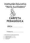 Carpeta pedagogica 2010